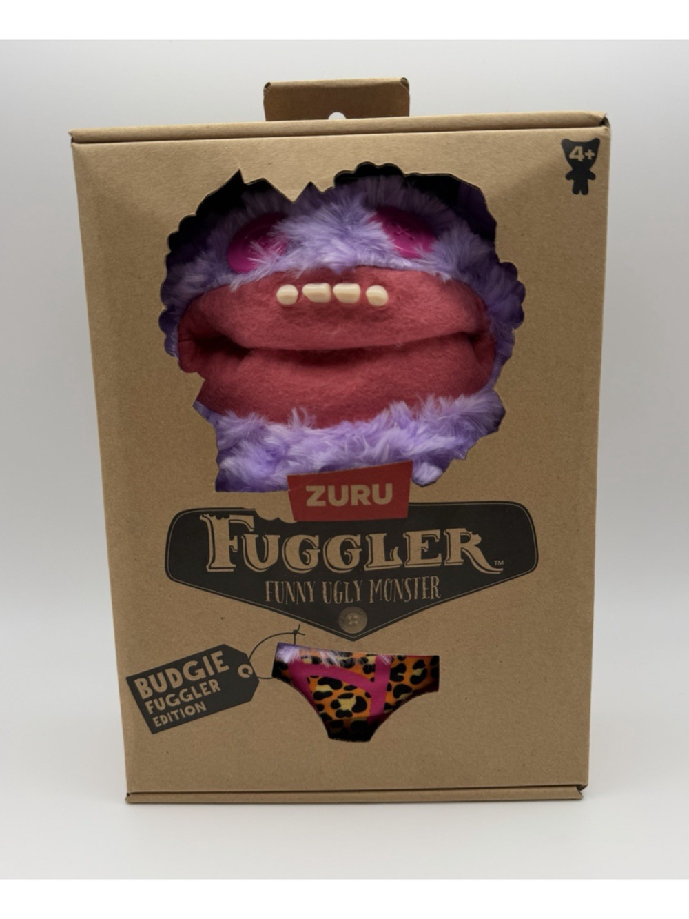 Fuggler Funny Ugly Monster Budgie Edition 9" Grin Grin Plush #34 Purple
